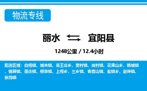 麗水到弋陽縣物流專線-麗水至弋陽縣貨運公司